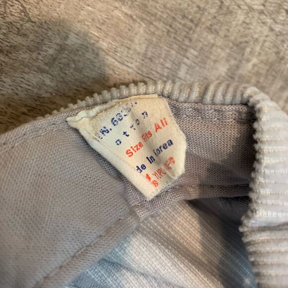 Vintage Alaska Patch SnapBack Trucker Corduroy Gray Hat Cap - Picture 6 of 6